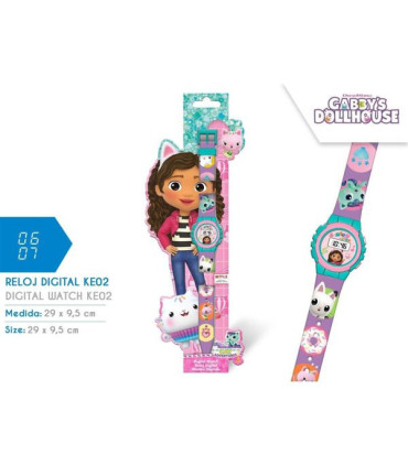 RELOJ DIGITAL KE02 GABBYS DOLLHOUSE (6x4)GD00020