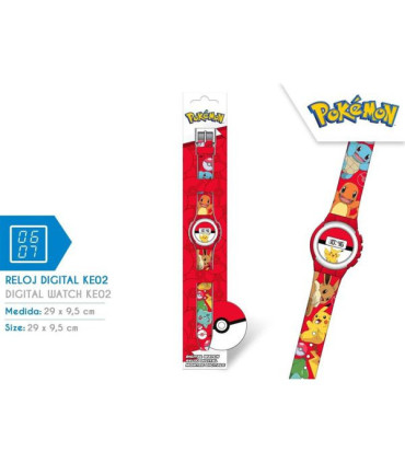 RELOJ DIGITAL KE02 POKEMON (6x4)POK4374