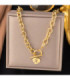 Collares acero Letra R