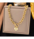 Collares acero Letra R