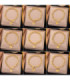 Pulseras brazaletes acero Letra P