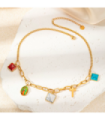 Pulseras brazaletes acero Plateado 9943010000572