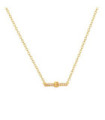 Collares acero Letra E