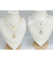 Collares acero Plateado 9994010001427