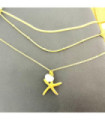 Collares acero Dorado 9964010003059