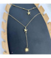 Collares acero Dorado 9964010001222