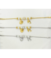 Pulseras brazaletes acero Dorado 9954010003944