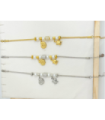 Pulseras brazaletes acero mix color 9954010004019