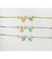 Pulseras brazaletes acero Plateado 9954010004057