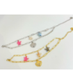 Pulseras brazaletes acero Plateado 9994010001861