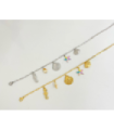 Pulseras brazaletes acero Dorado 9994010001908