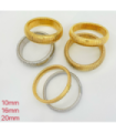Anillos Sortijas acero Plateado 9944010003754