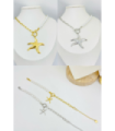 Pulseras brazaletes acero Plateado 9994010002066