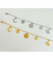 Pulseras brazaletes acero Plateado 9954010003340