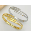 Pulseras brazaletes acero Dorado 9944010004225