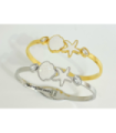 Pulseras brazaletes acero Dorado 9944010004546