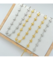 Collares acero Dorado 9964010003134