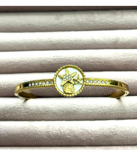 Pulseras brazaletes acero Dorado 9944010004294