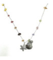 Collares acero Plateado