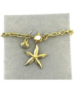 Collares acero Dorado