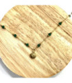 Collares acero Dorado
