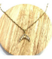 Collares acero Dorado