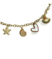 Pulseras brazaletes acero Dorado