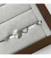 Pulseras brazaletes acero plateado 2410100005641