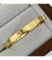 Pulseras brazaletes acero dorado 2410100005313