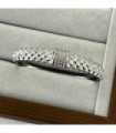 Pulseras brazaletes acero plateado 2410100003791