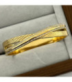 Pulseras brazaletes acero dorado 2410100004668