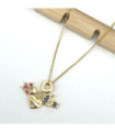 Collares acero dorado 2640100007608