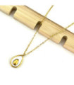 Collares acero dorado 2940100003212