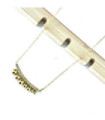 Collares acero dorado 2610100005119