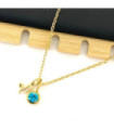 Collares acero dorado 2640100005574