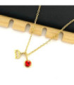 Collares acero dorado 2640100005352