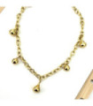 Collares acero dorado 2610100004860