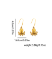 Pendientes acero Dorado 9997010000285