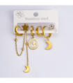 Pendientes acero Dorado 9977010000591