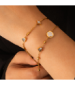 Pulseras brazaletes acero Dorado 9957010000272