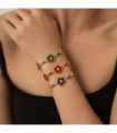 Pulseras brazaletes acero Dorado 9957010000258