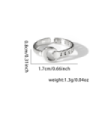 Anillos Sortijas acero Plateado 9987010000347
