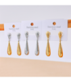 Pendientes acero Mixcolor 2710100005376