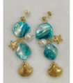 Pendientes acero Dorado 2980100001016