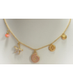 Collares acero Dorado 2980100001672
