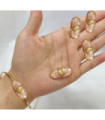 Collares acero Dorado 2980100000613