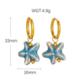 Pendientes acero  Dorado  9997010000469