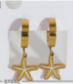 Pendientes acero  Dorado  9977010000638
