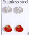 Pendientes acero  Dorado  9977010000645