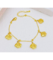 Pulseras brazaletes acero Dorado 9955010000063